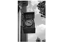 First National Bank Clock