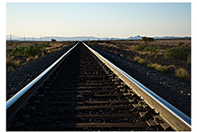 Davis Mountains Railroad Tracks